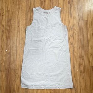 A New Day Beige cotton tshirt dress